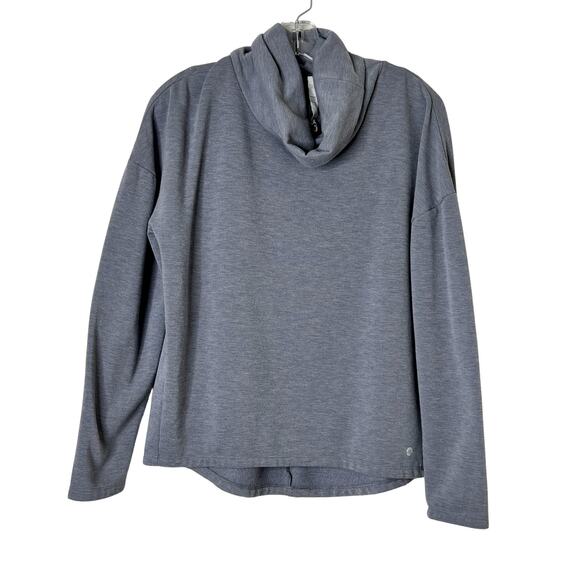 Apana Tops - Apana Long Sleeve Cowl Neck Pullover Sweatshirt Gray Womens Small